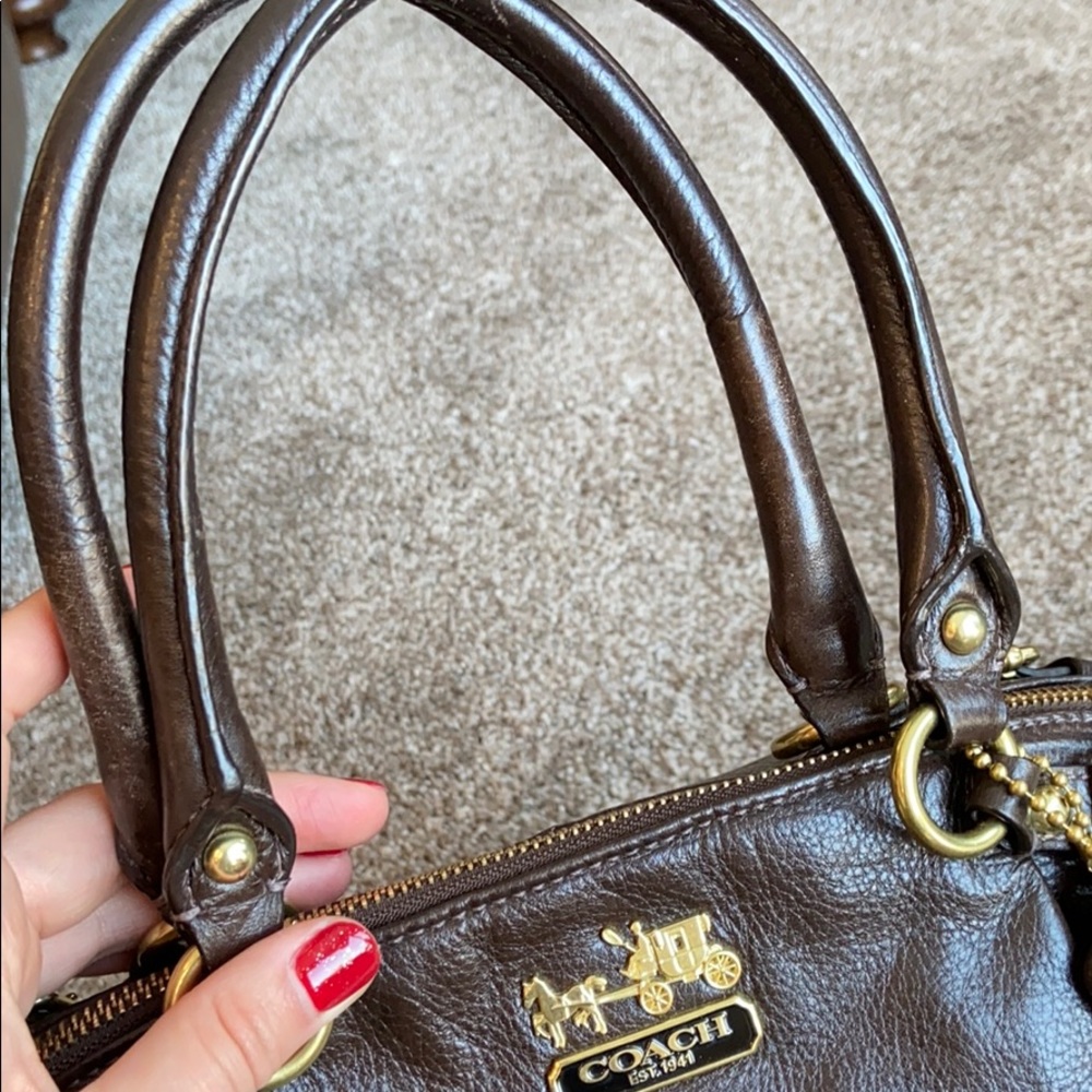 Brown Leather Coach Purse! - Picture 4 of 10